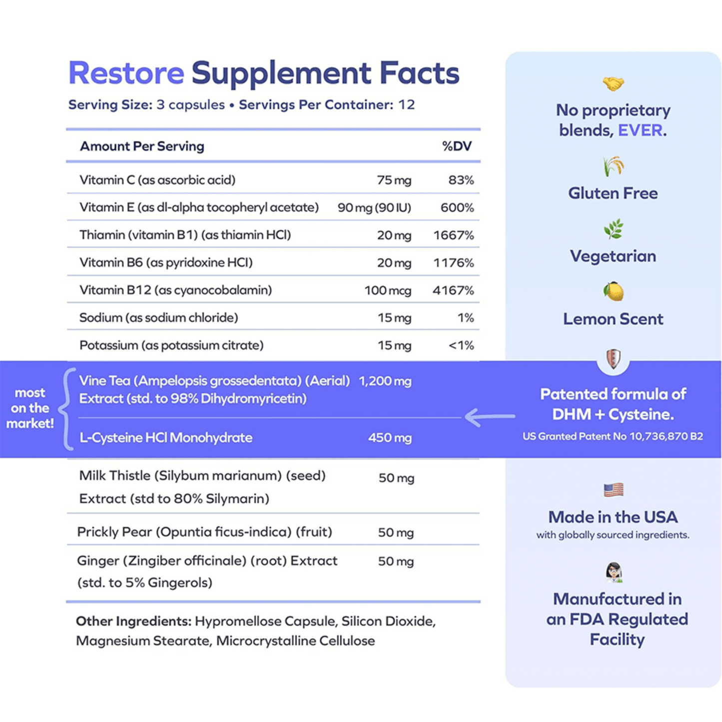 Soba Restore Hangover Support